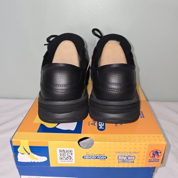 Skechers Hands Free Slip-ins Relaxed Fit, Durham Delver, Black, Men's Sz 7, NIB - Picture 4 of 10